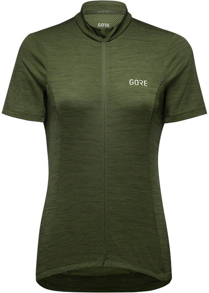Gorewear C3 Jersey - Utility Green Womens Cycling Shirt