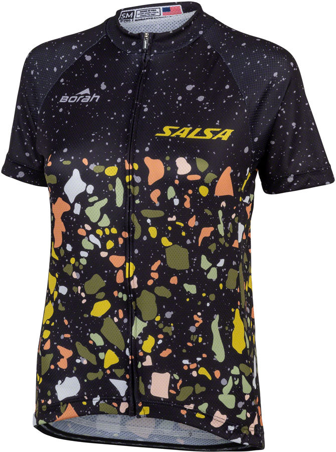 Salsa Womens Terrazzo Jersey - Medium Black-Goodwynn'sGoodwynn's