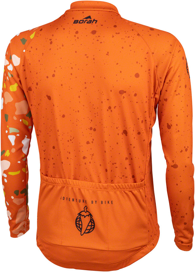 Salsa Mens Terrazzo Long Sleeve Jersey - Small Orange-Goodwynn'sGoodwynn's