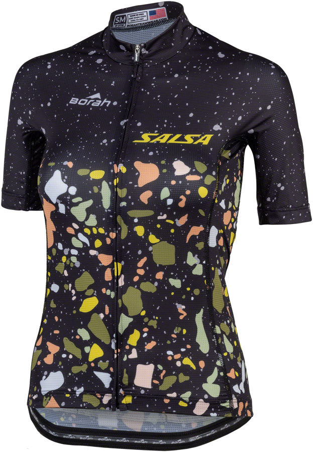 Salsa Womens Terrazzo Aero Jersey - Small Black-Goodwynn'sGoodwynn's