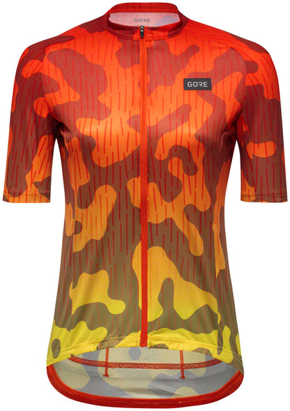 Gorewear Rain Camo Jersey - Womens Waterproof Cycling Top with Breathable Fabric