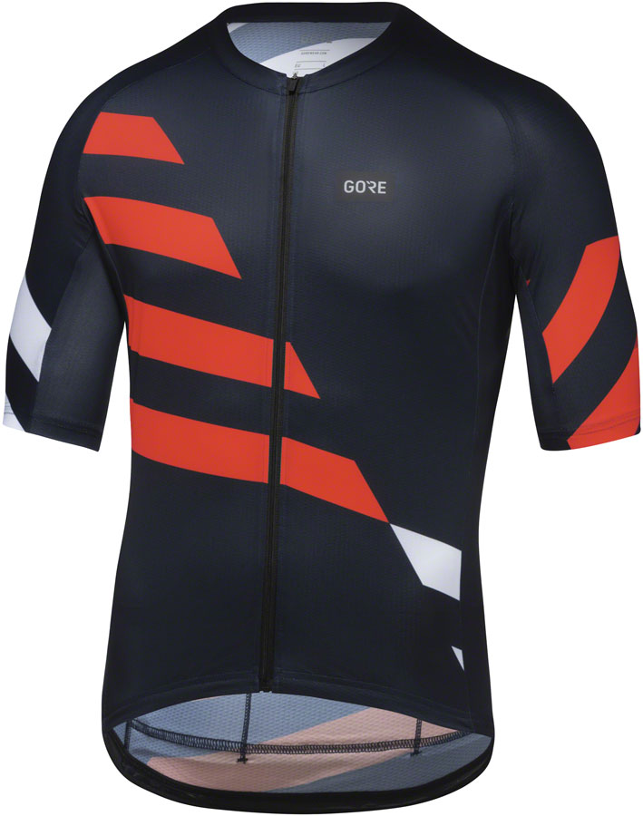 Gorewear Spirit Signal Jersey - Blue/Fire Mens Large