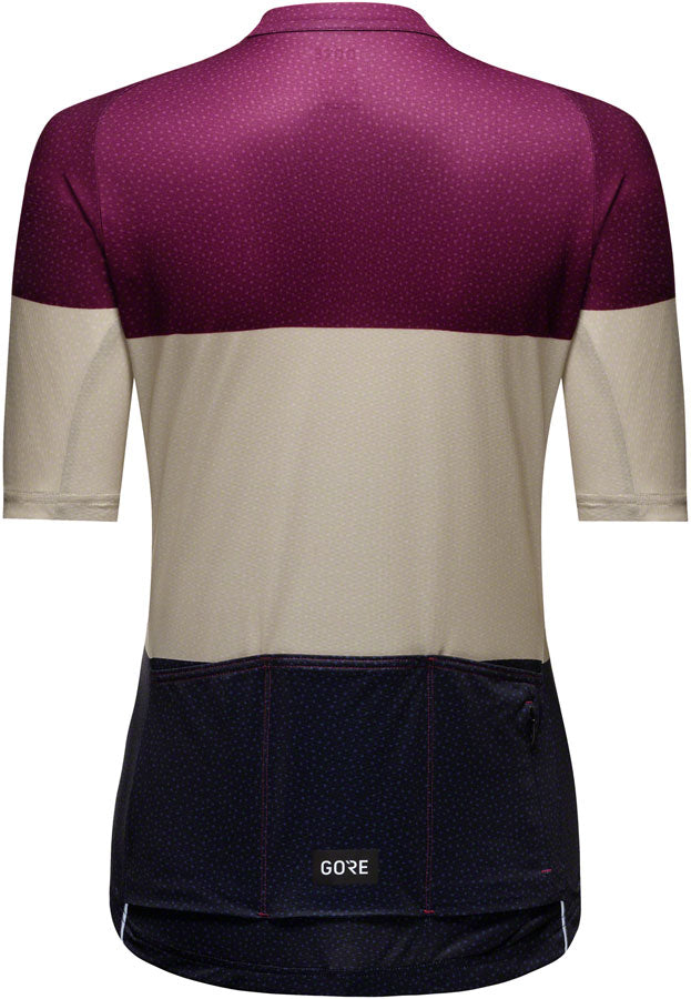 Gorewear Spirit Stripes Jersey - Purple/Beige Womens Medium 8/10-Goodwynn'sGoodwynn's