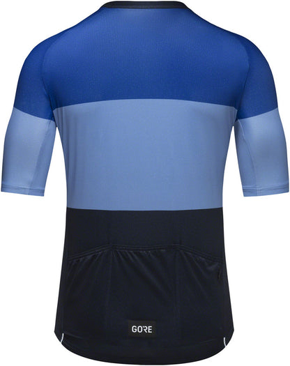 Gorewear Spirit Stripes Jersey - Ultramarine Blue/Scrub Blue Mens Medium