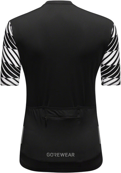 Gorewear Swiftride Optical Jersey Womens Black/White Cycling Top