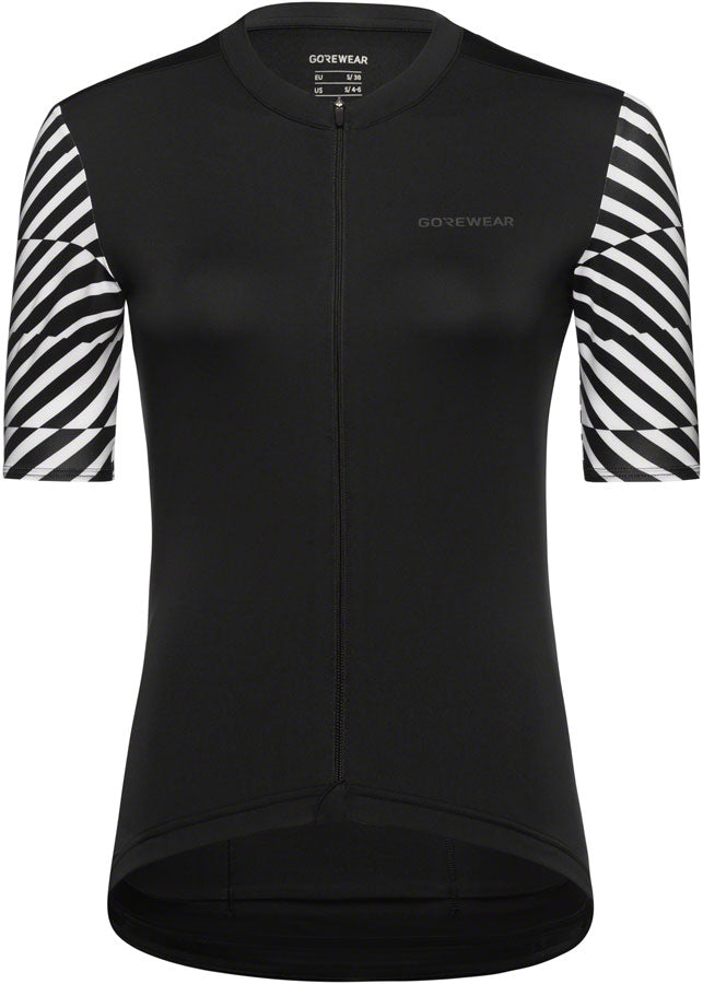 Gorewear Swiftride Optical Jersey Womens Black/White Cycling Top-Goodwynn'sGoodwynn's
