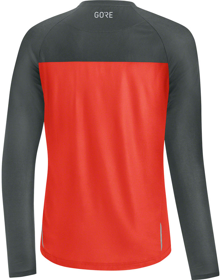 Gorewear Trail Long Sleeve Shirt - Fireball/Urban Grey Mens Small-Goodwynn'sGoodwynn's