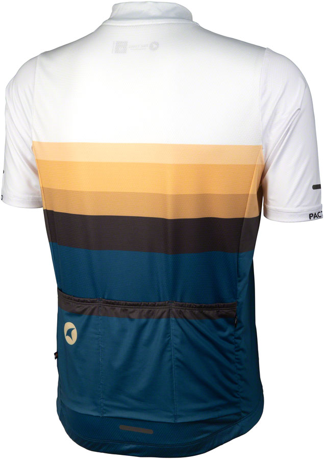 Salsa Latitude Mens Jersey - White Navy Blue Black  w/ Stripes Large-Goodwynn'sGoodwynn's