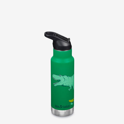 12 oz Classic Kid's Insulated Water Bottle with Flip Seal Sport Cap and Straw