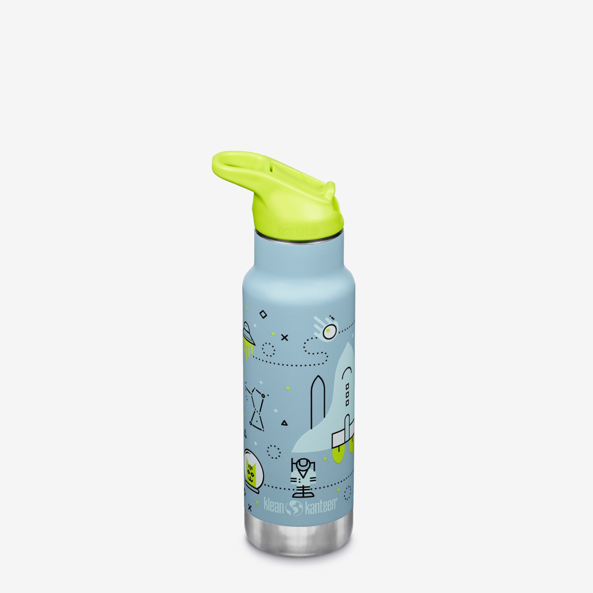 12 oz Classic Kid's Insulated Water Bottle with Flip Seal Sport Cap and Straw-Goodwynn'sGoodwynn's