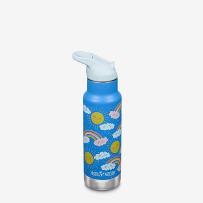 12 oz Classic Kid's Insulated Water Bottle with Flip Seal Sport Cap and Straw