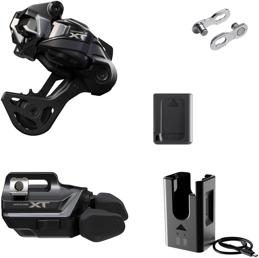 Shimano Deore XT M8250 Di2 Wireless Upgrade Kit - M8250-GS Rear Derailleur M8250-IR I-SPEC EV Shifter Battery Charger Quick Link-Goodwynn'sGoodwynn's