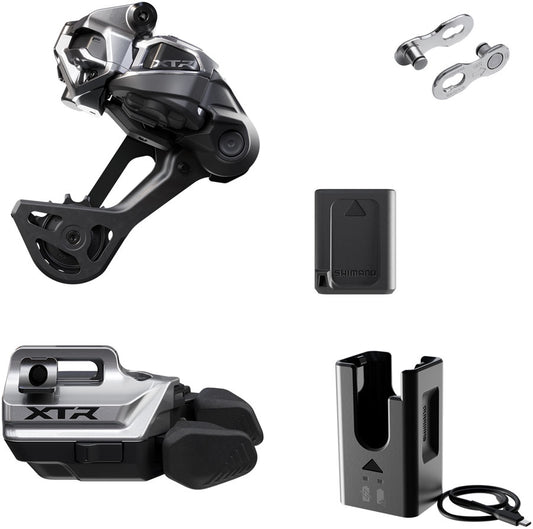 Shimano XTR M9250 Di2 Wireless Upgrade Kit - Includes M9250-SGS Rear Derailleur M9250-IR I-Spec EV Shifter Battery Charger Quick Link-Goodwynn's