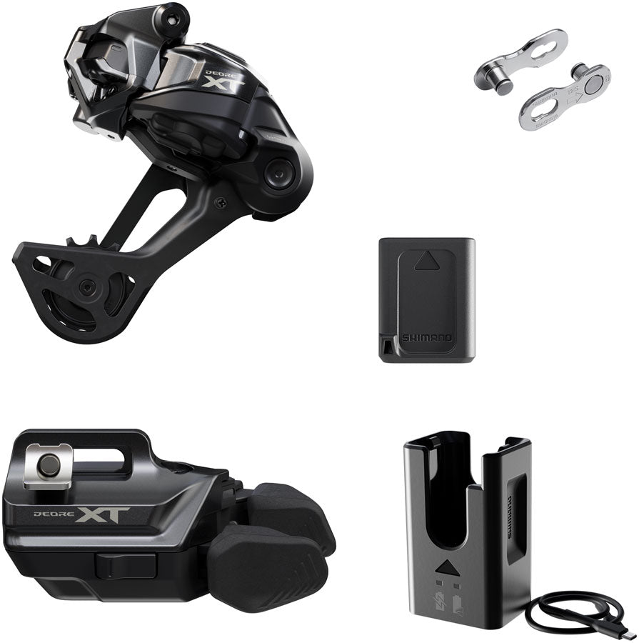 Shimano Deore XT M8250 Di2 Wireless Upgrade Kit - M8250-SGS Rear Derailleur M8250-IR I-SPEC EV Shifter Battery Charger Quick Link-Goodwynn'sGoodwynn's