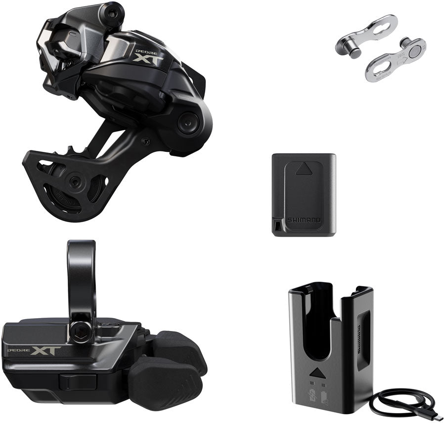 Shimano Deore XT M8250 Di2 Wireless Upgrade Kit - M8250-GS Rear Derailleur M8250-R Shifter Battery Charger Quick Link-Goodwynn'sGoodwynn's