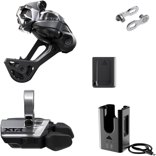 Shimano XTR M9250 Di2 Wireless Upgrade Kit - Includes M9250-SGS Rear Derailleur M9250-R  Shifter Battery Charger Quick Link-Goodwynn's