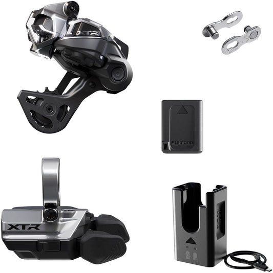 Shimano XTR M9250 Di2 Wireless Upgrade Kit - Includes M9250-GS Rear Derailleur M9250-R  Shifter Battery Charger Quick Link-Goodwynn's