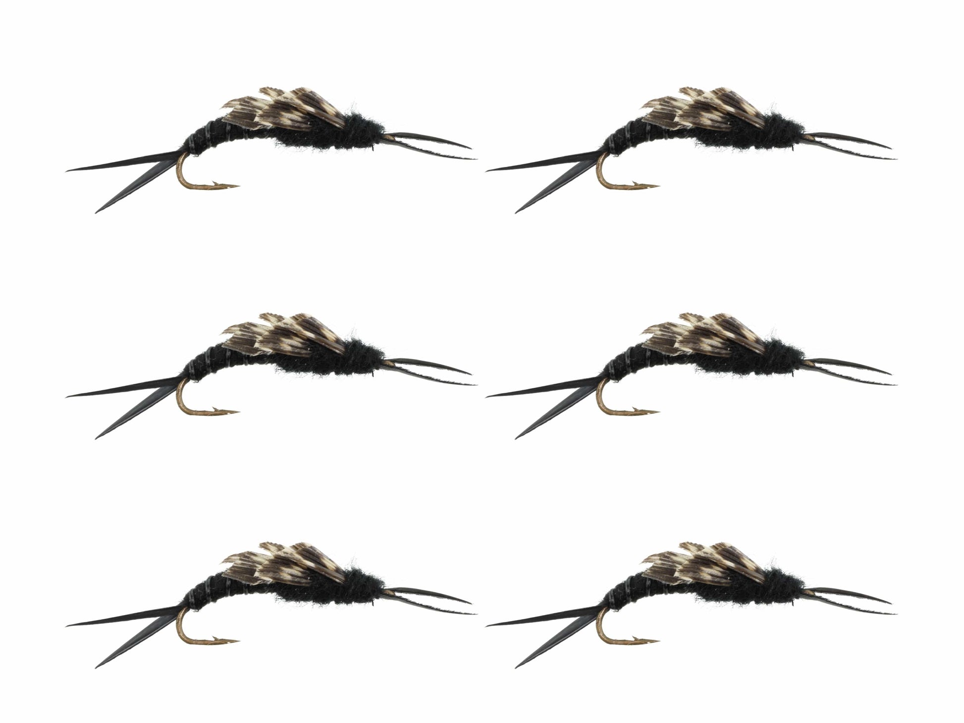 Wild Water Fly Fishing Kaufman Stonefly, Size 8, Qty. 6-Goodwynn'sGoodwynn's