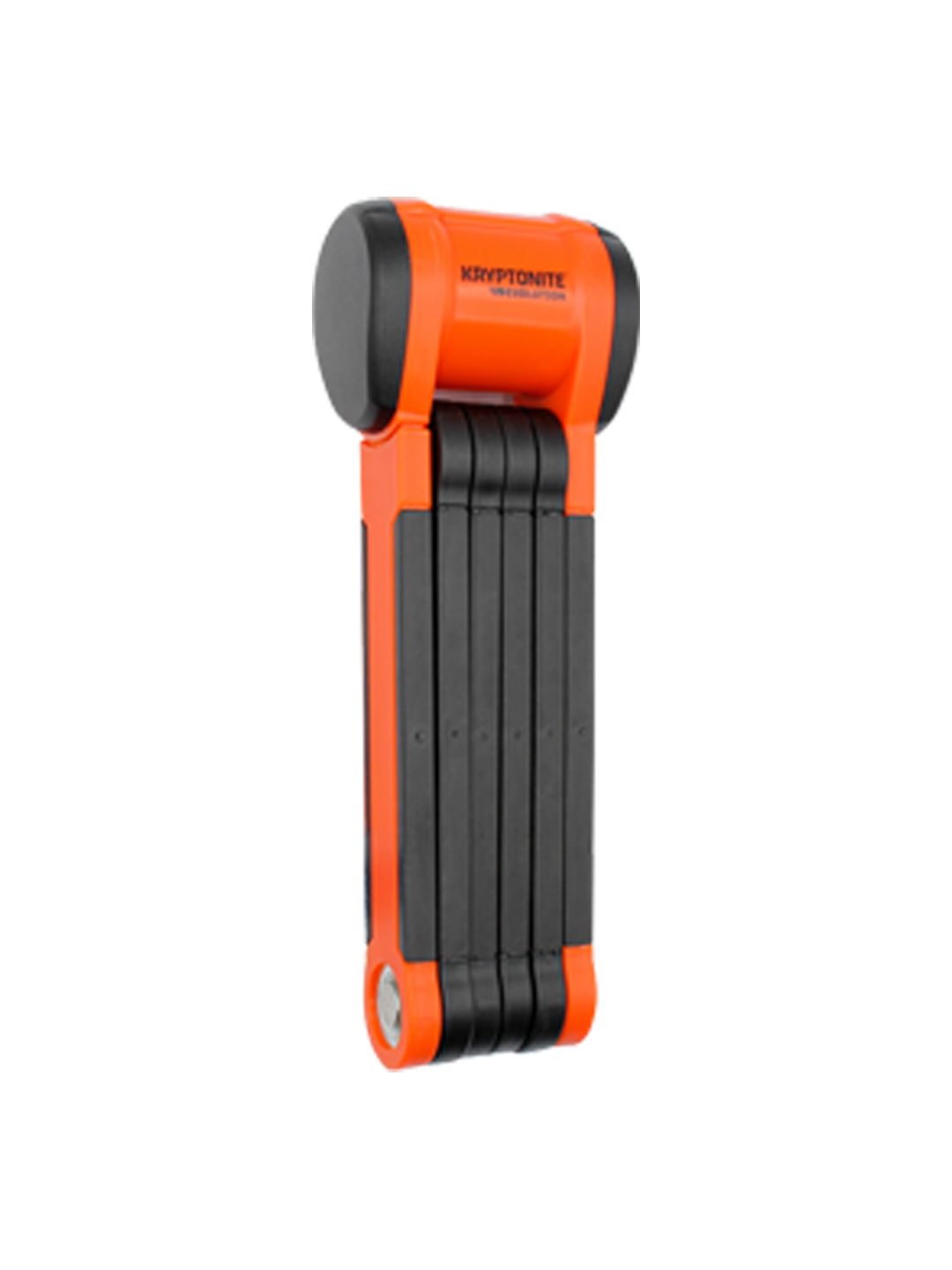 Kryptonite Evolution 790 Folding Lock - 90cm Keyed Inludes Click Tight Bracket BLK/Orange