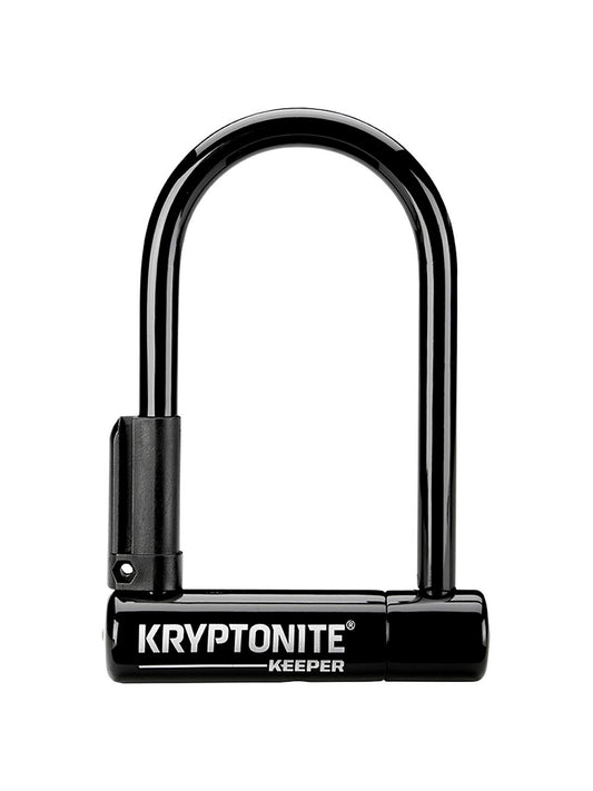 Kryptonite Keeper U-Lock - 3.25 x 6" Keyed Black Includes bracket-Goodwynn's