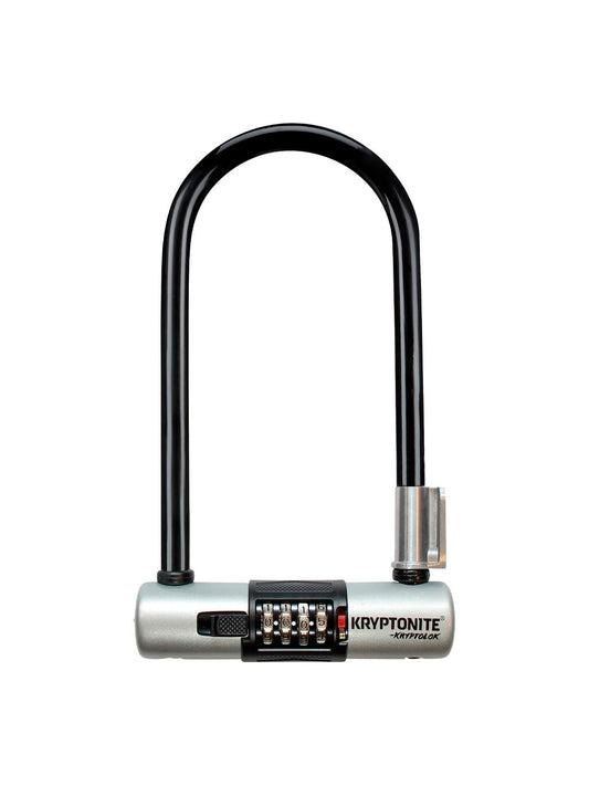 Kryptonite KryptoLok U-Lock - 4 x 9" 4-Digit Combination BLK Includes bracket-Goodwynn's