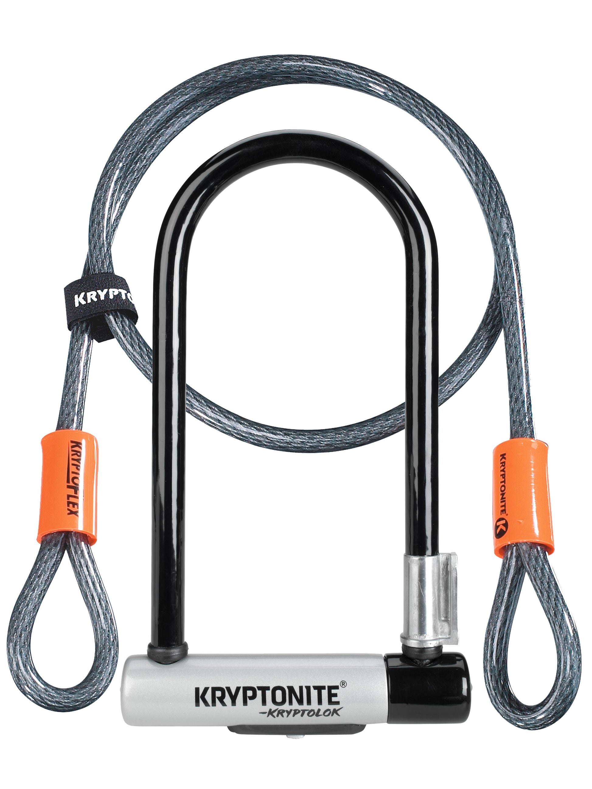 Kryptonite KryptoLok U-Lock - 4 x 9" Keyed BLK Includes 4 cable bracket-Goodwynn'sGoodwynn's