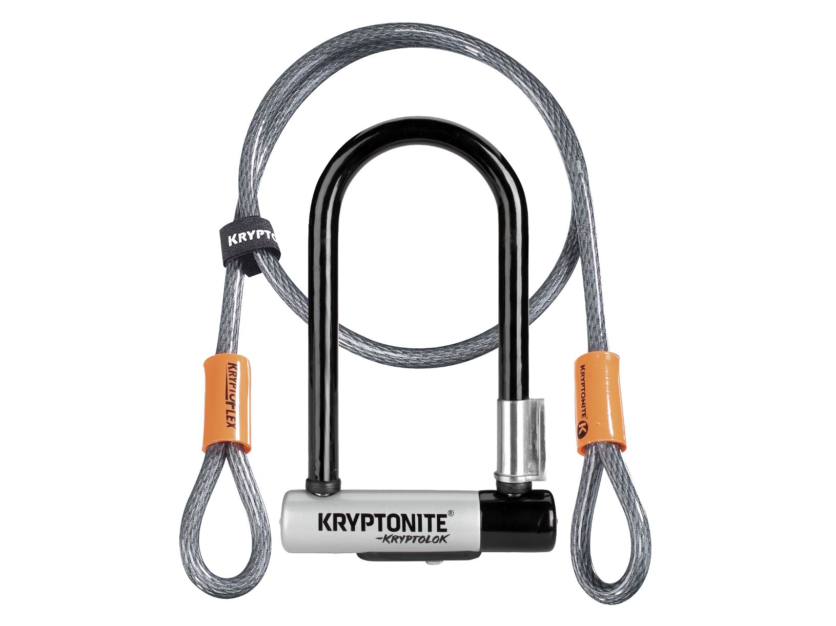 Kryptonite KryptoLok U-Lock - 3.25 x 7" Keyed BLK Includes 4 cable bracket-Goodwynn'sGoodwynn's