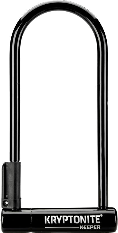 Kryptonite Keeper U-Lock - 4 x 10" Keyed Black Includes bracket-Goodwynn's