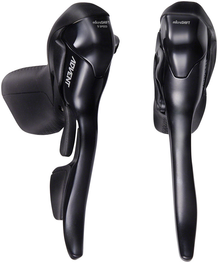 microSHIFT ADVENT Drop Bar Shifter Lever Set - 1x9 Speed BLK ADVENT Compatible Only-Goodwynn'sGoodwynn's