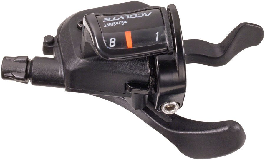 microSHIFT Acolyte Xpress Right Trigger Shifter - 1x8 Speed Black-Goodwynn'sGoodwynn's