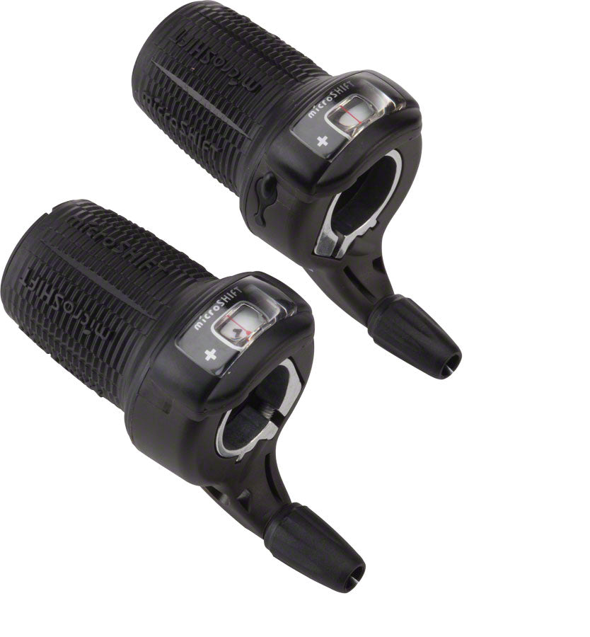 microSHIFT DS85 Twist Shifter Set 8-Speed Triple Optical Gear Indicator Shimano Compatible-Goodwynn'sGoodwynn's