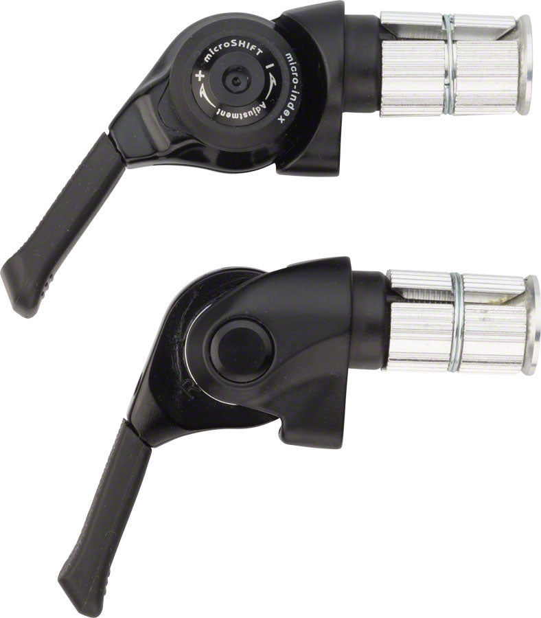 microSHIFT Bar End Shifter Set 10-Speed Mountain Double/Triple Shimano Compatible BLK-Goodwynn'sGoodwynn's