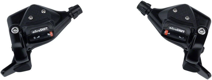microSHIFT TS71 Thumb Tap Shifter Set 9-Speed Triple Optical Gear Indicator Shimano Compatible-Goodwynn'sGoodwynn's