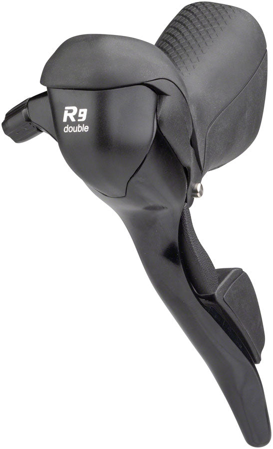 microSHIFT R9 Left Drop Bar Shift Lever - Double Shimano Compatible Black-Goodwynn'sGoodwynn's