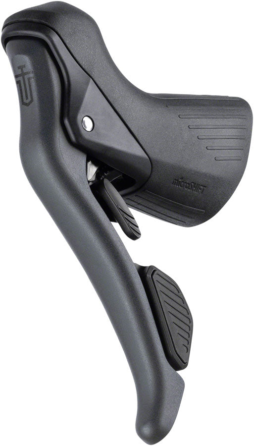 microSHIFT Sword Left Drop Bar Shifter/Brake Lever - Double Sword Compatible Gray-Goodwynn'sGoodwynn's