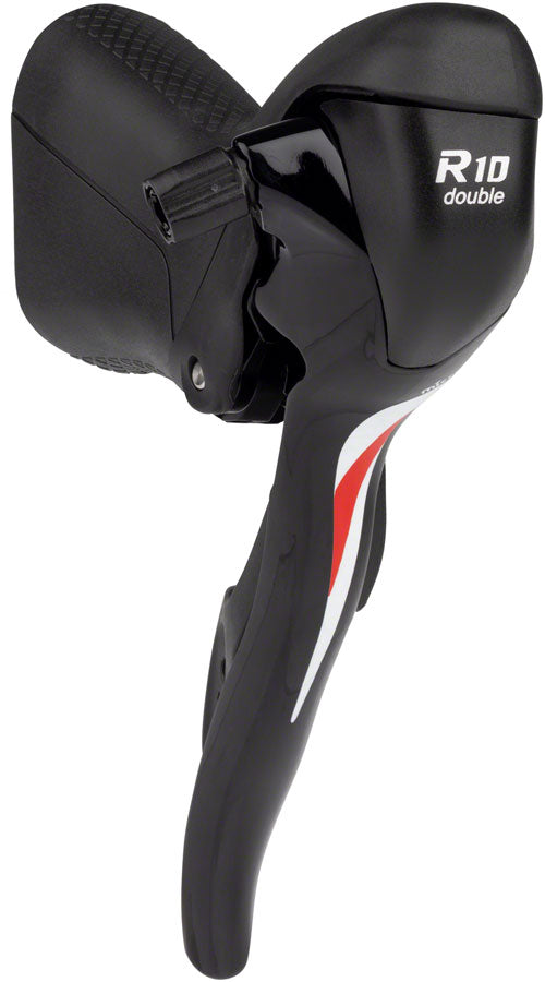 microSHIFT R10 Left Drop Bar Shift Lever - Double Shimano Compatible Black-Goodwynn'sGoodwynn's