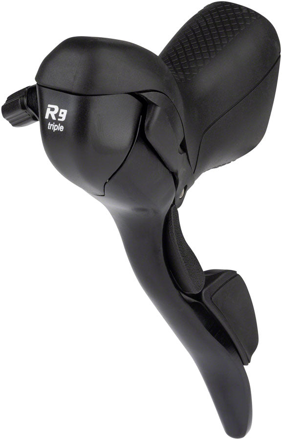 microSHIFT R9 Left Drop Bar Shift Lever - Triple Shimano Compatible Black-Goodwynn'sGoodwynn's