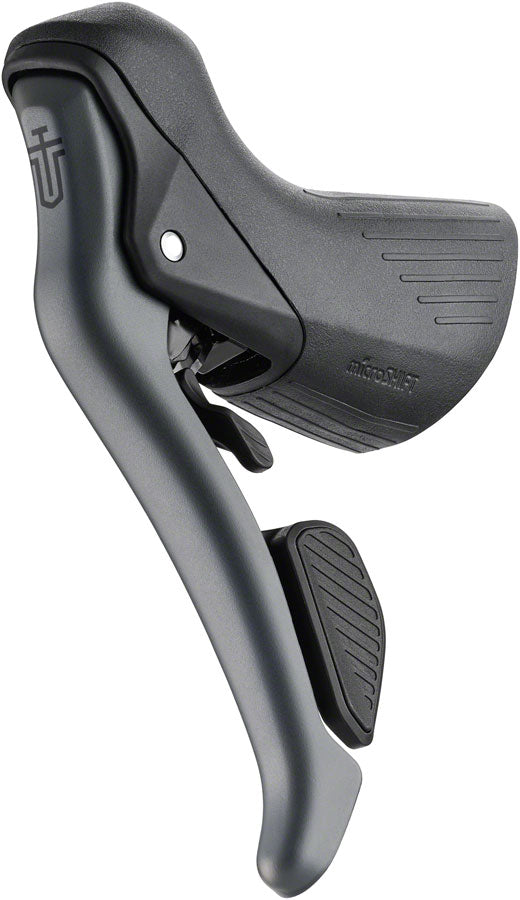 microSHIFT Sword Left Drop Bar Shifter/Brake Lever - Double Sword Compatible Gray Version B-Goodwynn'sGoodwynn's