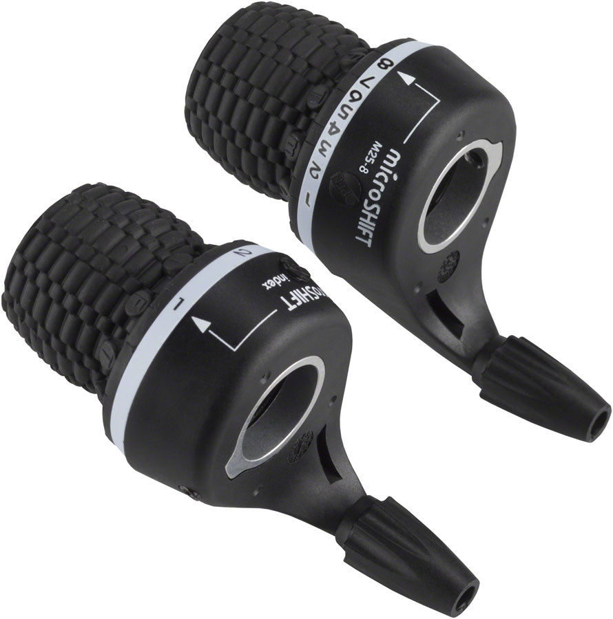 microSHIFT MS25-8 Twist Shifter Set 8-Speed Triple Shimano Compatible-Goodwynn'sGoodwynn's