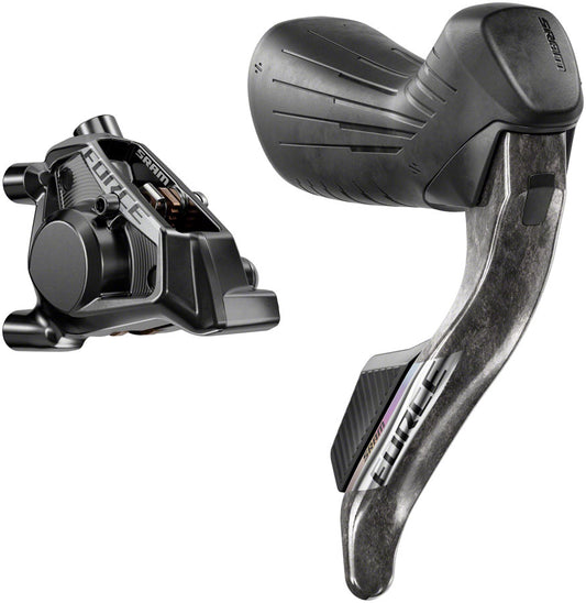 SRAM Force eTap AXS HRD Shift/Brake Lever Hydraulic Disc Caliper - Right/Rear Flat Mount 20mm Offset 1800mm Hose BLK E1-Goodwynn's
