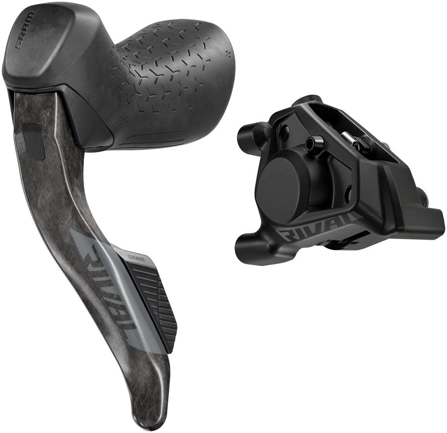 SRAM Rival eTap AXS HRD Shift/Brake Lever Hydraulic Disc Caliper - Left/Front Flat Mount 20mm Offset 950mm Hose BLK E1-Goodwynn'sGoodwynn's
