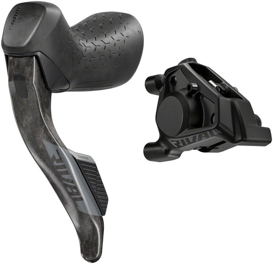 SRAM Rival eTap AXS HRD Shift/Brake Lever Hydraulic Disc Caliper - Left/Front Flat Mount 20mm Offset 950mm Hose BLK E1-Goodwynn's