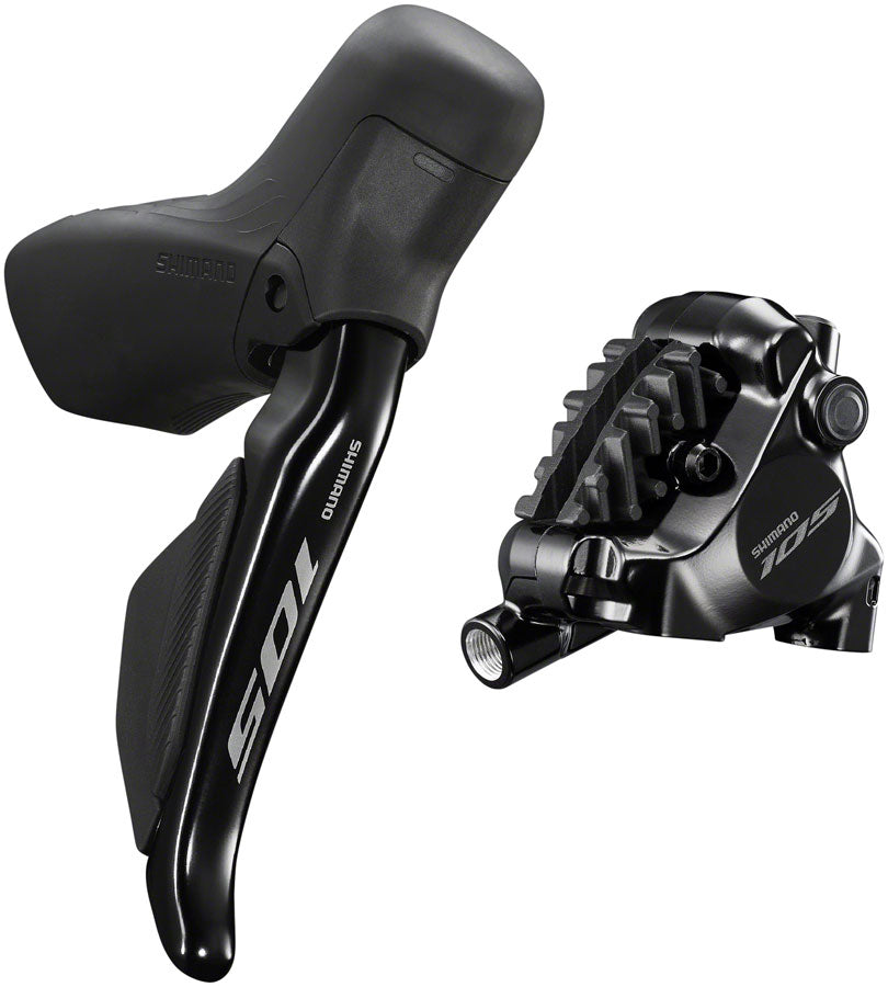 Shimano 105 ST-R7170-RE Di2 Shift/Brake Lever BR-R7170 Hydraulic Disc Brake Caliper - Rear 12-Speed Flat Mount BLK-Goodwynn'sGoodwynn's