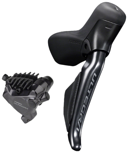 Shimano Ultegra ST-R8170F Di2 Shift/Brake Lever BR-R8170 Hydraulic Disc Brake Caliper - Right/Rear 12-Speed Flat Mount BLK-Goodwynn's