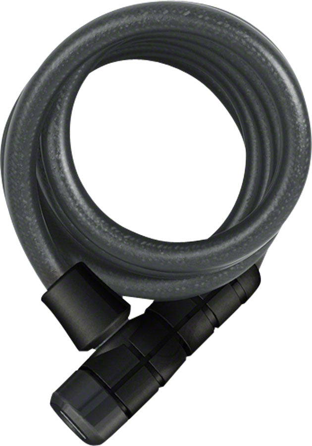 ABUS Booster 6512 Keyed Coiled Cable Lock: 180cm x 12mm With Mount Black-Goodwynn'sGoodwynn's