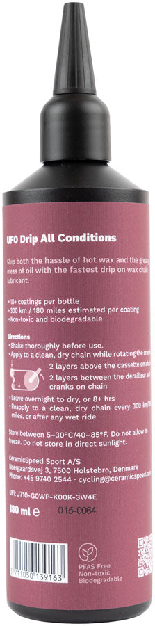 CeramicSpeed UFO Drip Lube 180ml-Goodwynn'sGoodwynn's
