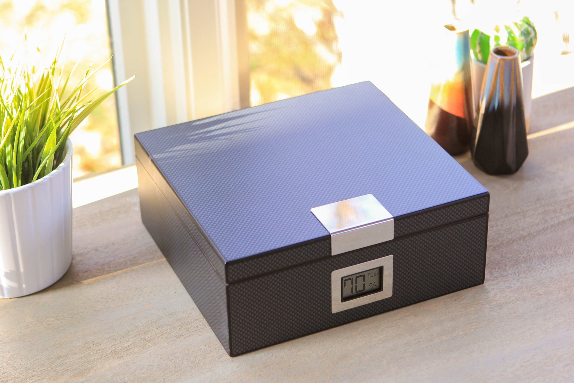 Kingston Carbon Fiber Humidor-Goodwynn'sGoodwynn's