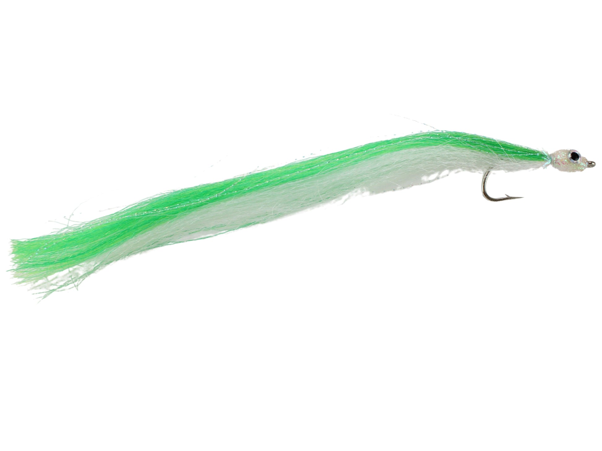 Wild Water Fly Fishing Green Long Tail Candy Eel, Size 1/0, Qty. 3-Goodwynn'sGoodwynn's