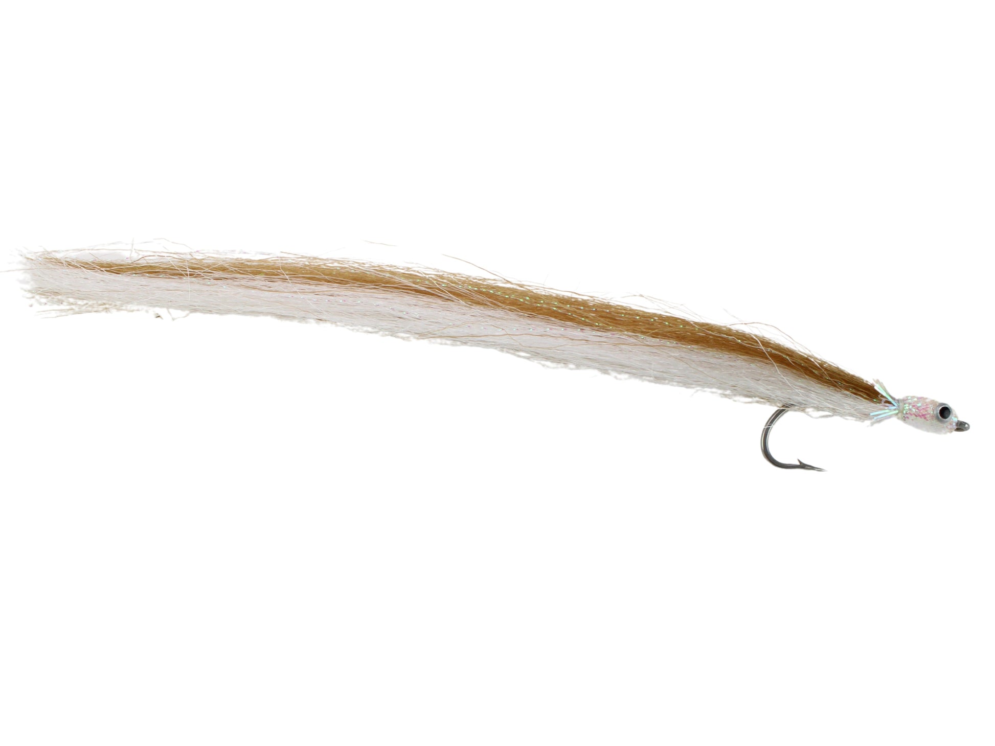 Wild Water Fly Fishing Brown Sand Long Tail Eel, Size 1/0, Qty. 3-Goodwynn'sGoodwynn's