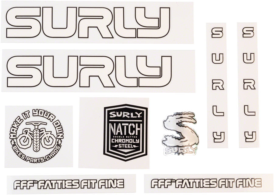 Surly Intergalactic Decal Set - White-Goodwynn'sGoodwynn's